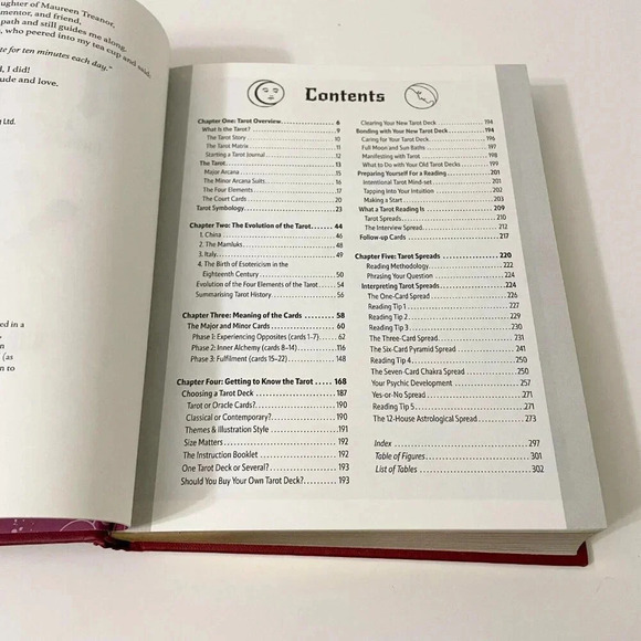 2022 The  Book of Tarot By Sahar Huneiei Palmer Hardcover Flaws - Picture 14 of 16